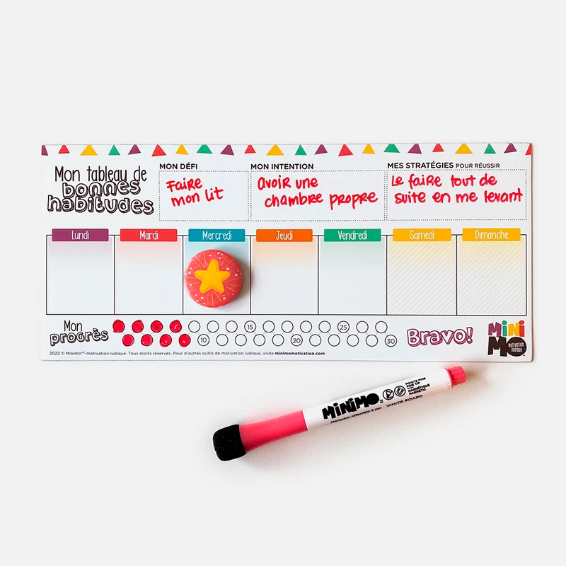 Minimo - Tableau - Mes bonnes habitudes