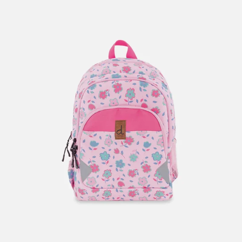 Deux - Sac à dos (17L) - Petites fleurs cute - Rose pâle