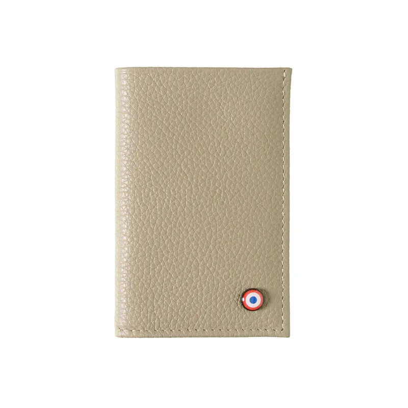 René Cuir Grainé porte-cartes RFID Riz Arborio