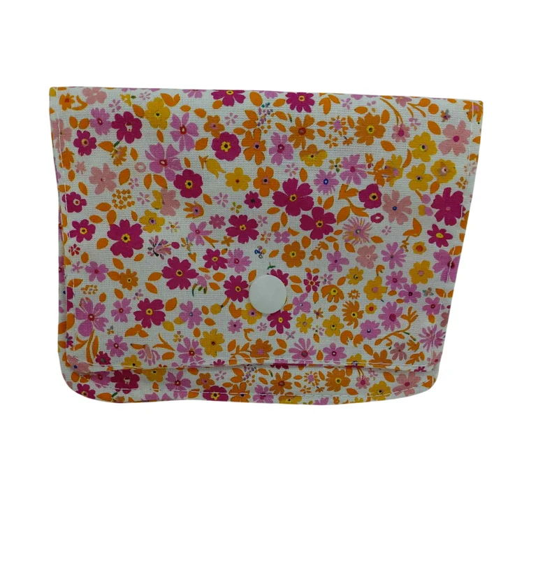 Pochette "Protection hygiénique"- Modèle " Rêve de Fleur" - Discrète & Pratique