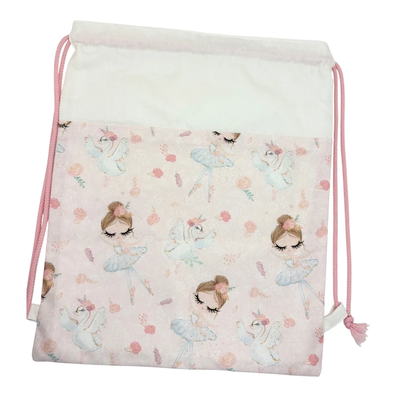 Pochon à cordon " Danse du Lac" Personnalisable - Le Petit Sac à Trésors