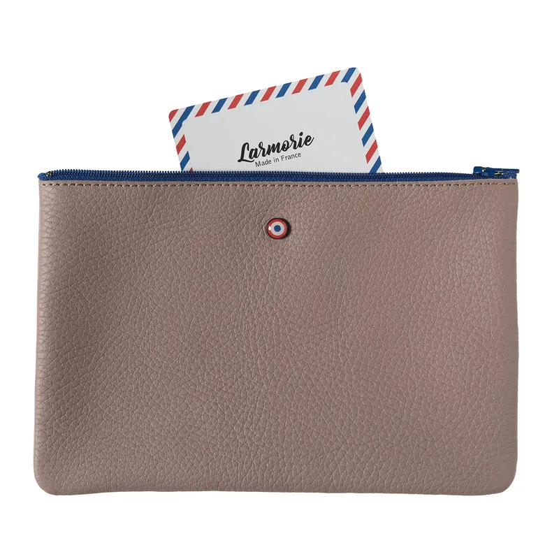 CAMILLE Cuir de vachette Upcyclé Flocon Blanc
