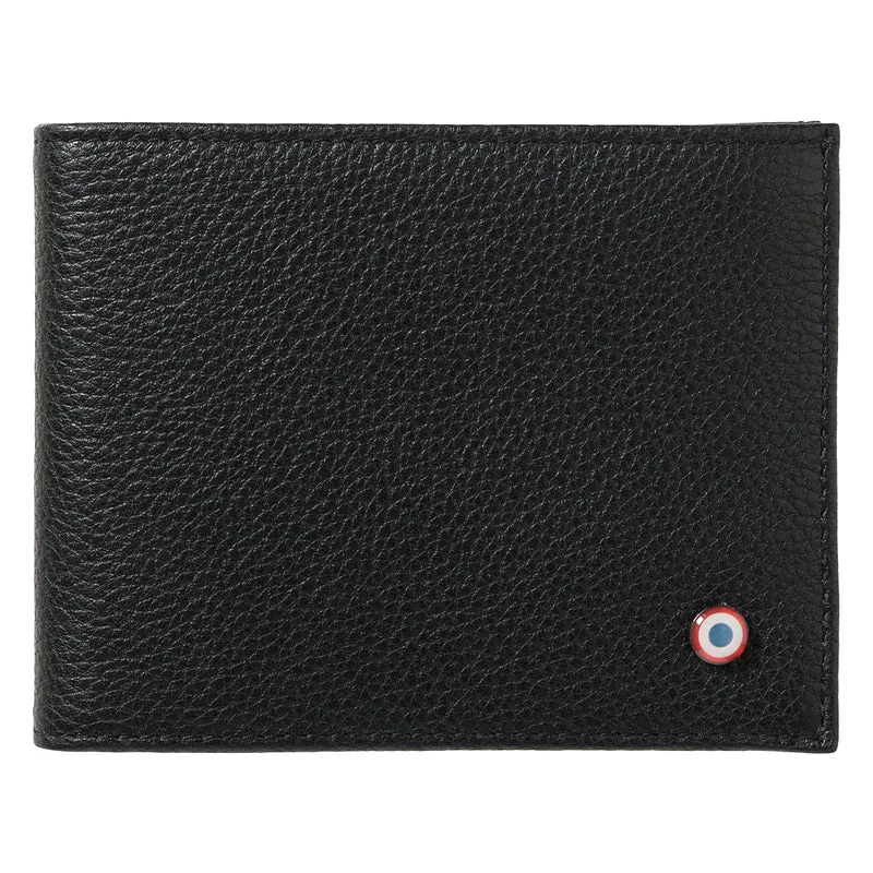 ARTHUR 2.0 Cuir Grainé Portefeuille Italien Noir c'est noir Personnalisé