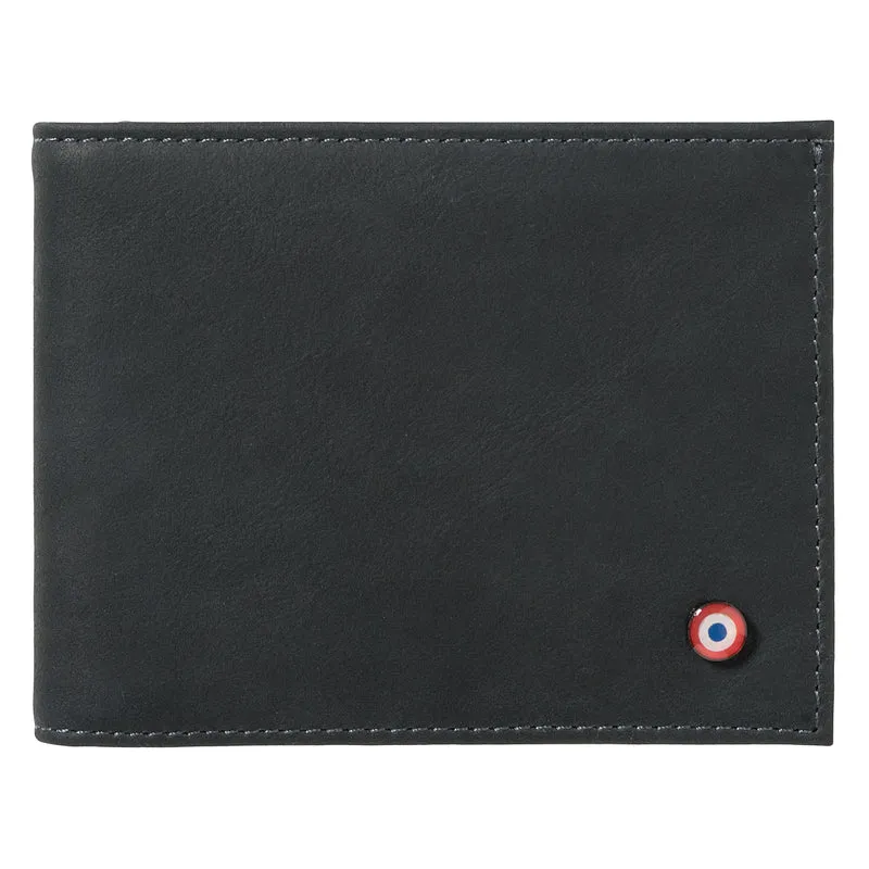 ARTHUR 2.0 Cuir Vintage Portefeuille Italien Nuage Gris Personnalisé
