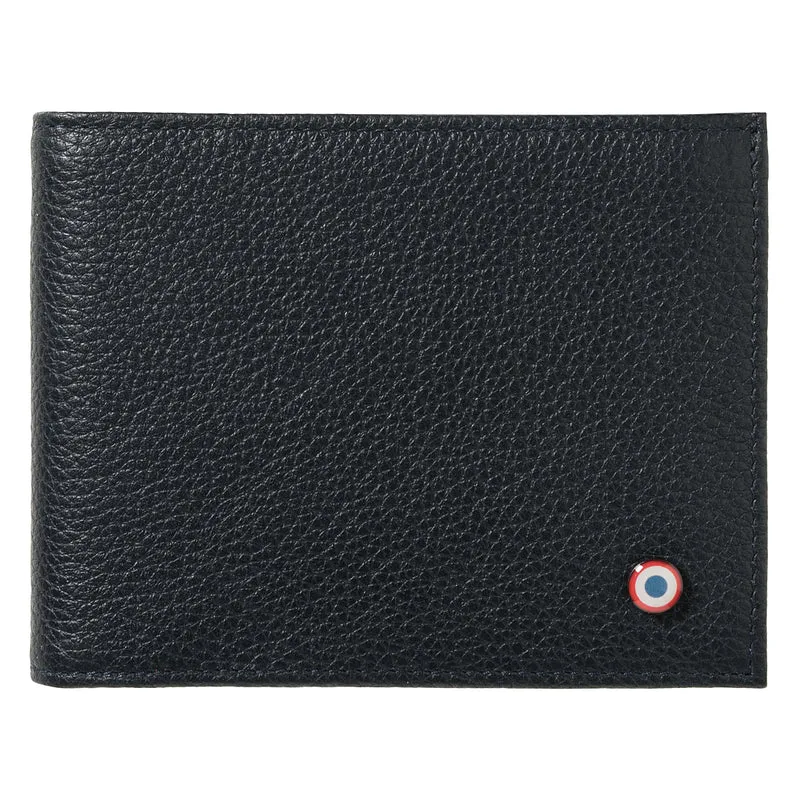 ARTHUR 2.0 Cuir grainé Portefeuille Italien Lune Bleue Personnalisé