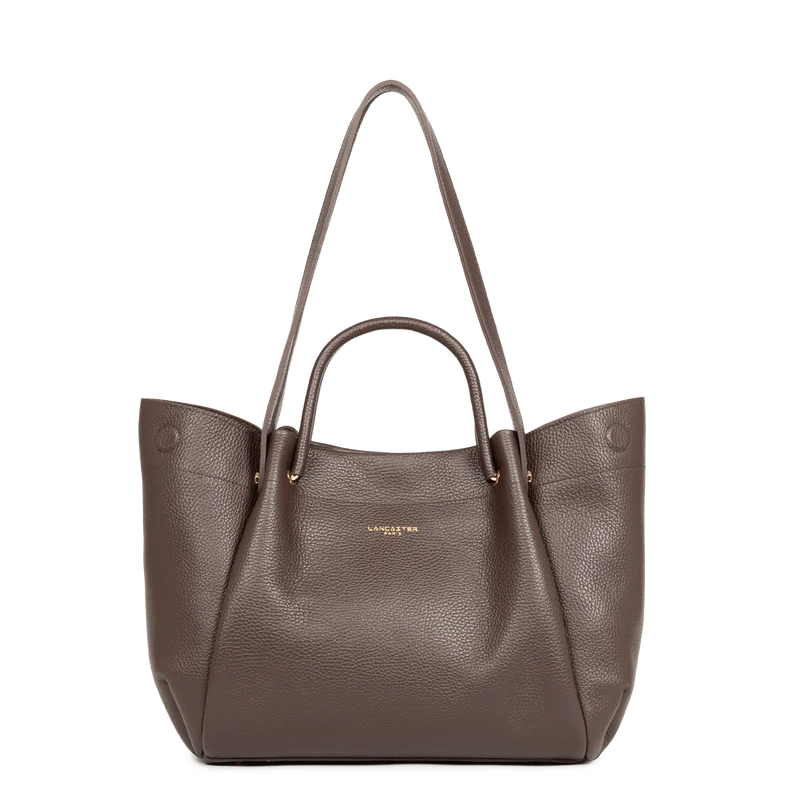 Très grand sac cabas épaule - Foulonné Double LOUISA
