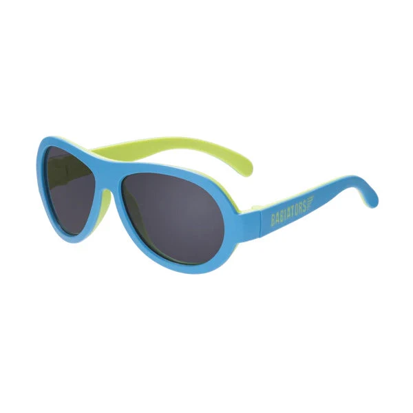 Babiators - Lunette - Aviator Deux Tons - bleu & Lime - 0-2T