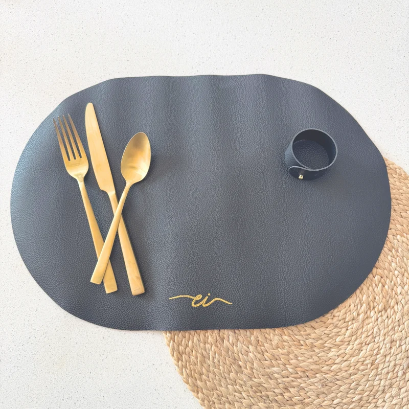 Napperon pour boîte à lunch - Noir