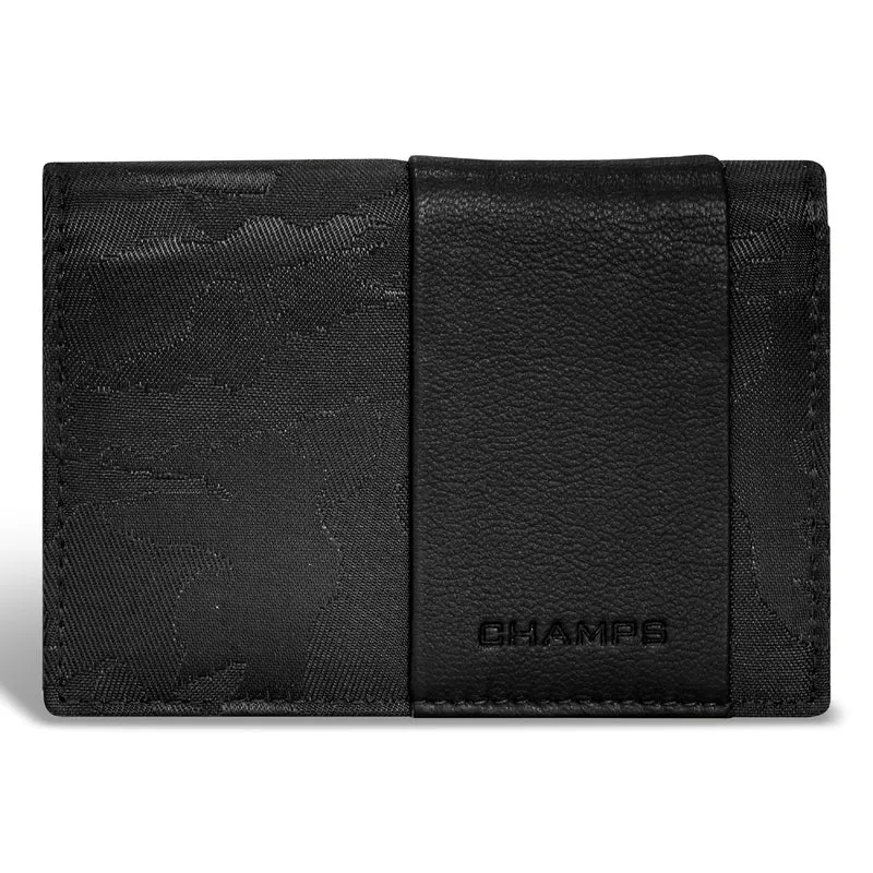 Camo / Leather Cardholder