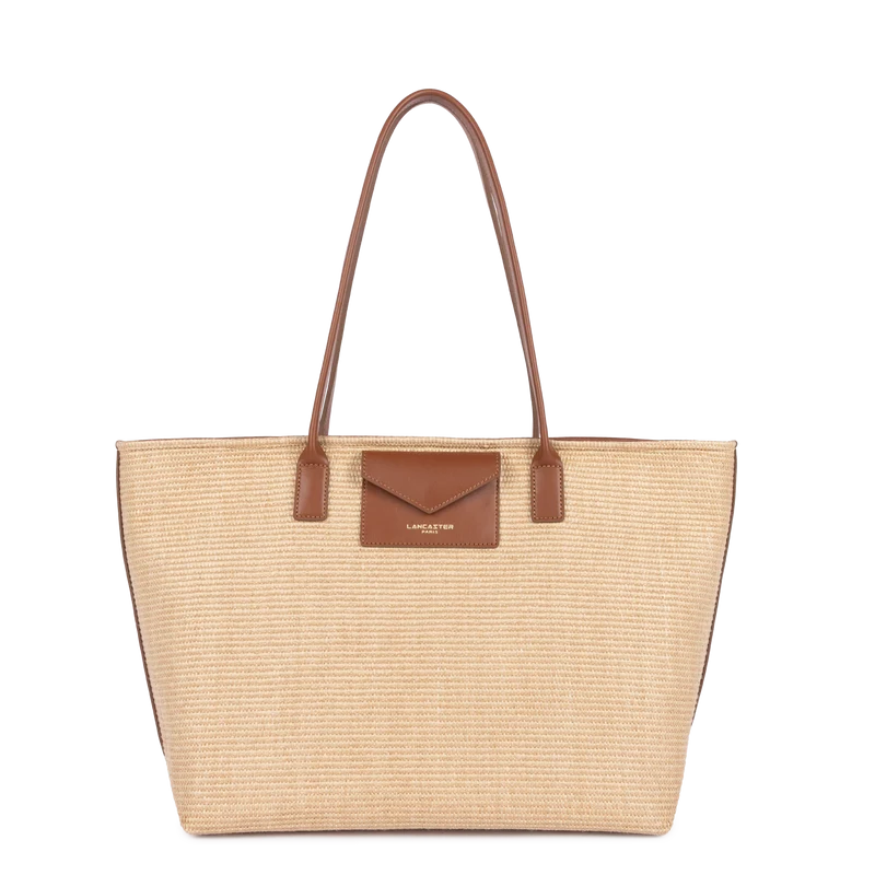 Sac cabas épaule - KBA Marinière Osier
