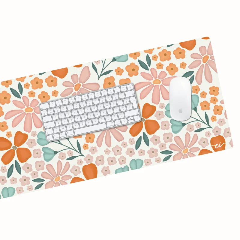Tapis de bureau (orangée)