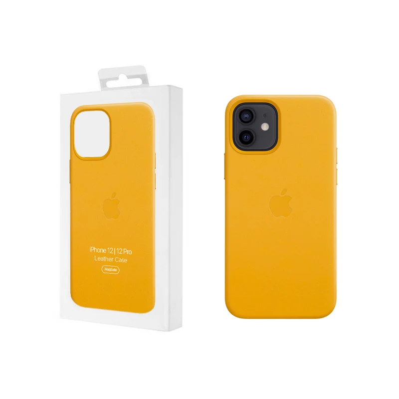 Apple iPhone 12 | 12 Pro coque en cuir - Pavot de Californie