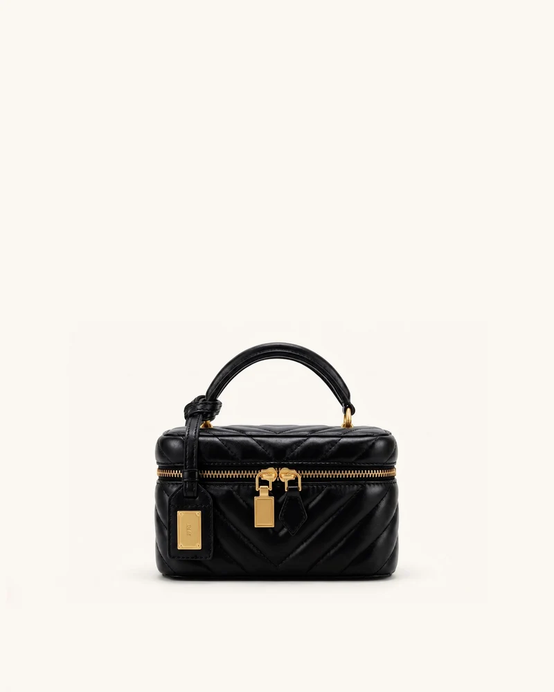 Cleo Sac à main trapèze - Noir anthracite