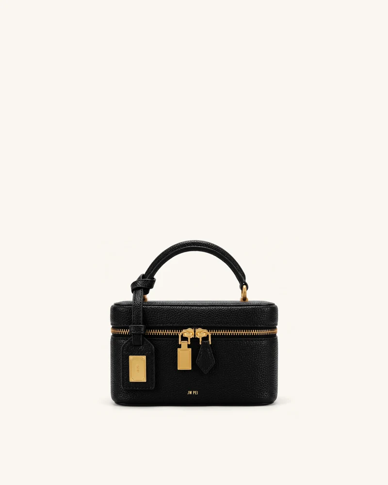Cleo Sac à poignée supérieure forme boîte - Noir encre