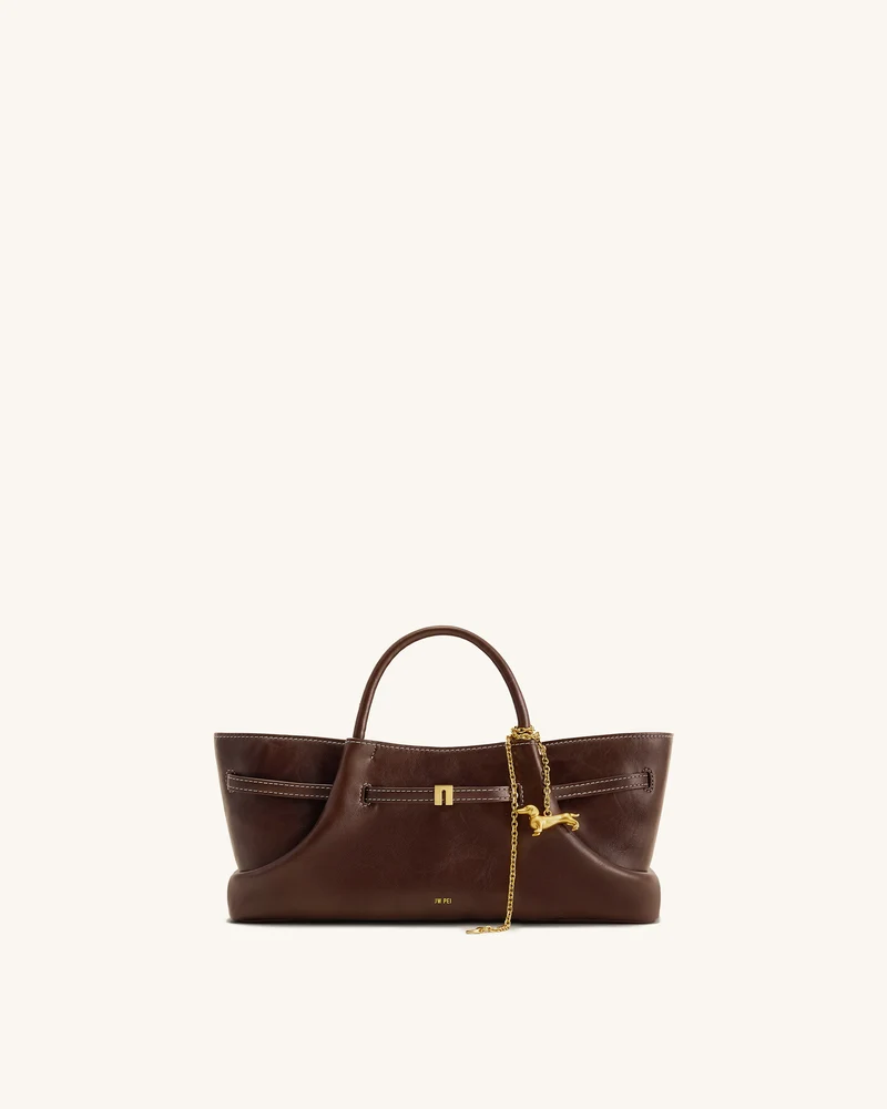 Maeve Sac fourre-tout avec charm en métal Teckel - Marron foncé