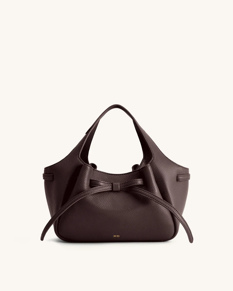 Mabel Sac fourre-tout à nœud souple - Marron foncé