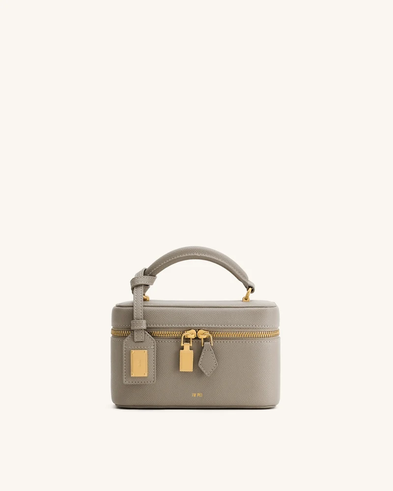 Sac à main avec anse supérieure en forme de boîte Cleo - Taupe