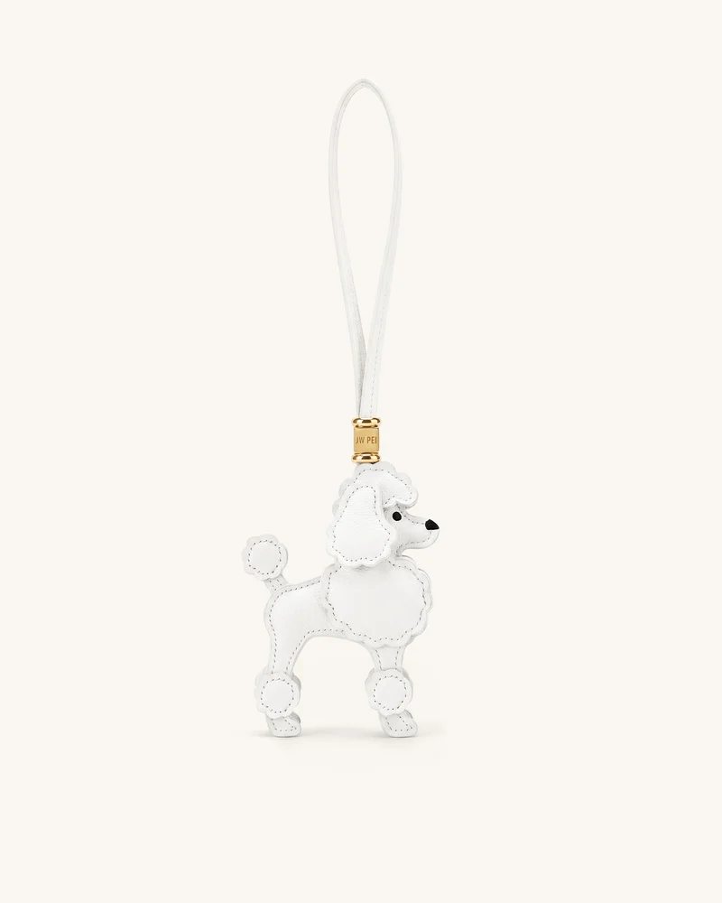 Bijou de sac Caniche - Blanc