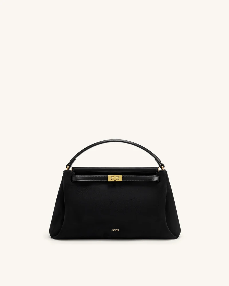 Carmen Sac à main en suédine - Noir