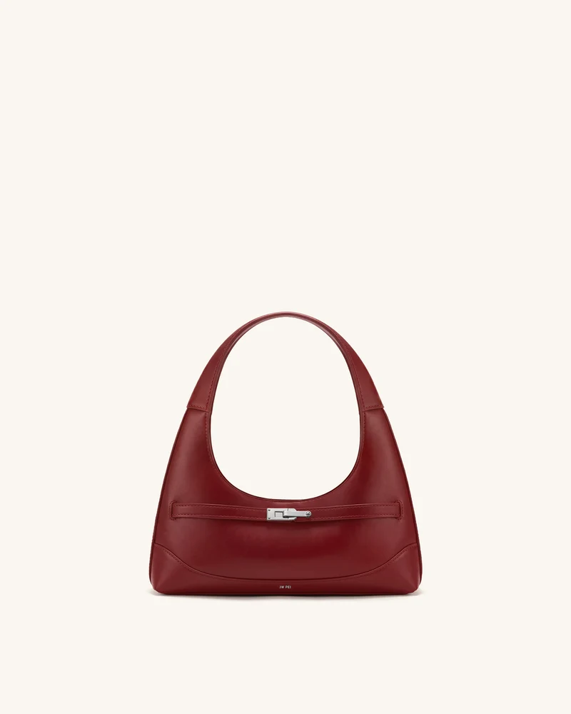 Noelle Sac porté épaule ceinturé - Bordeaux foncé