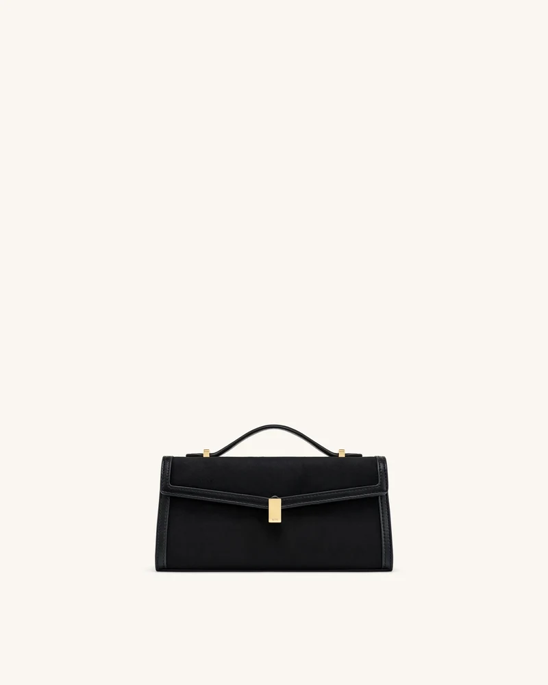 Delphine Sac à main en suédine - Noir