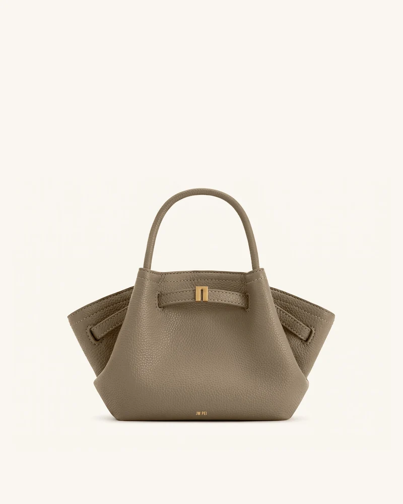 Mini sac cabas Hana - Gris boue
