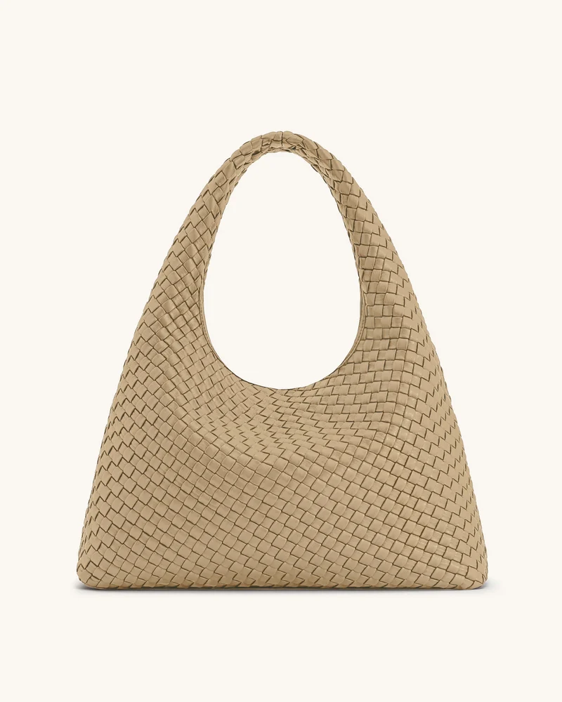 Laura Sac bandoulière tissé - Beige
