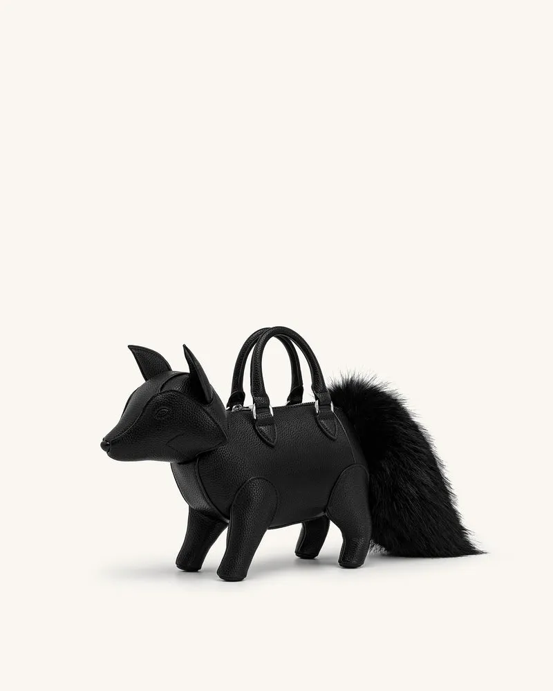 Kai Sac à poignée supérieure en forme de renard - Noir