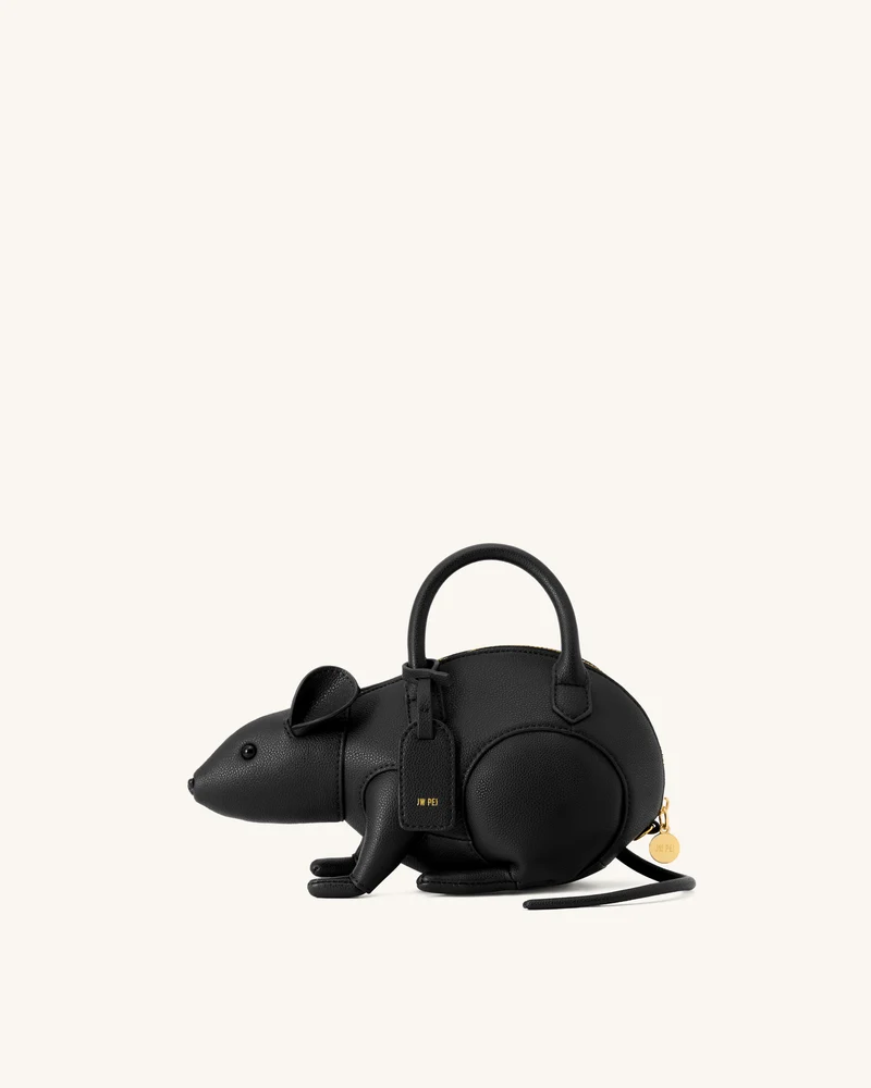 Mia Sac à main à poignée supérieure Souris - Noir