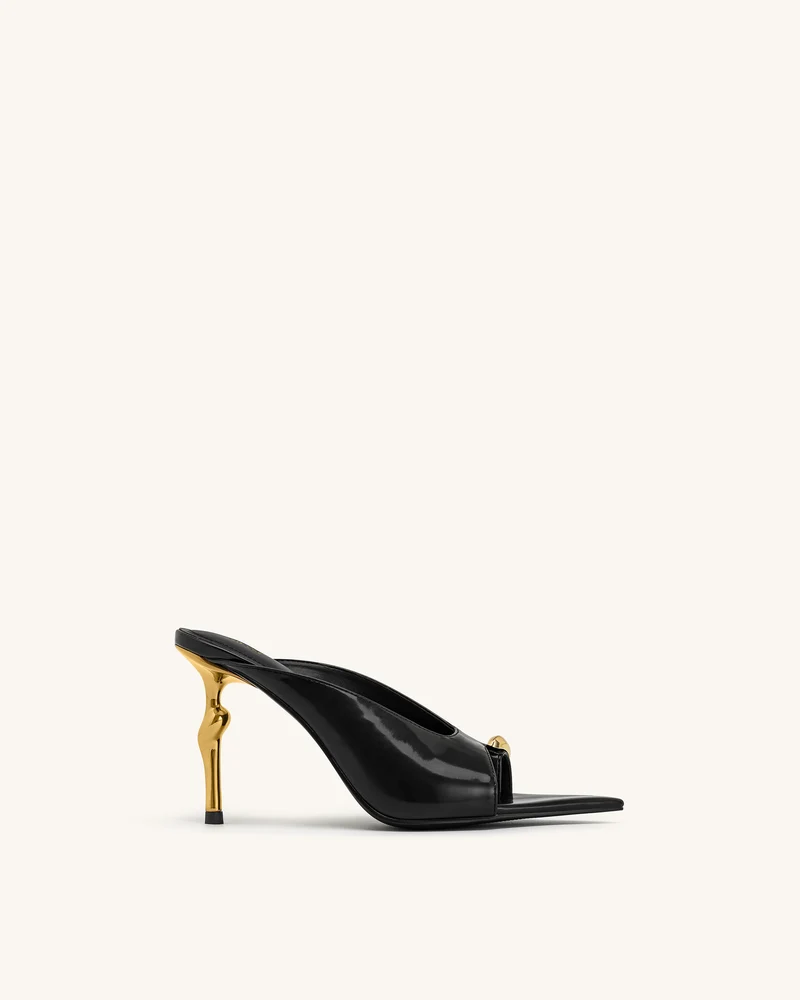 Noemi Mules à talons à bout pointu - Noir