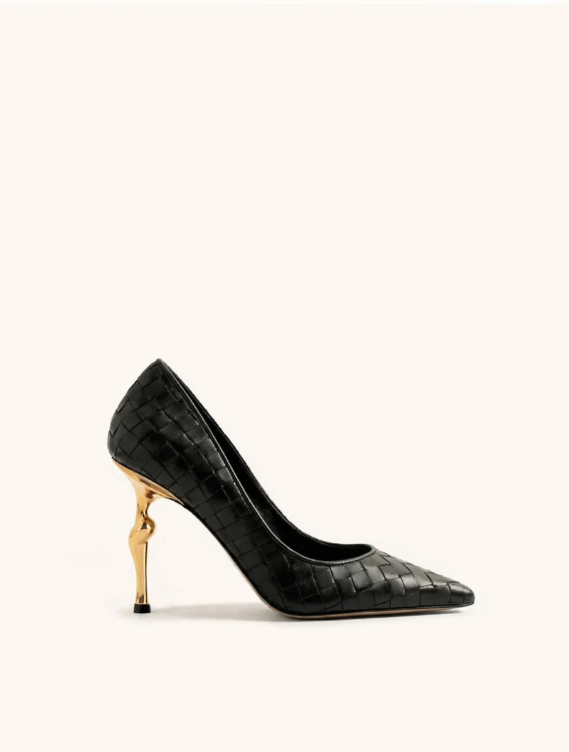 Hazel Talons tressés - Noir