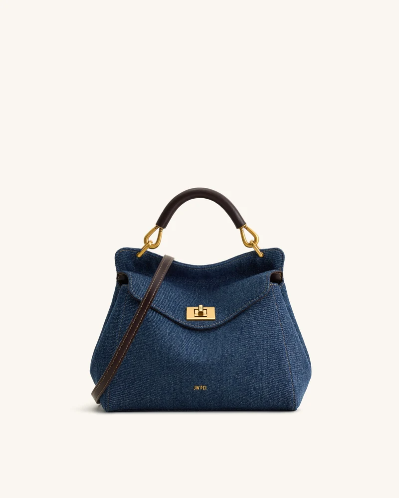 Lucia Sac à Main Classique - Denim Bleu