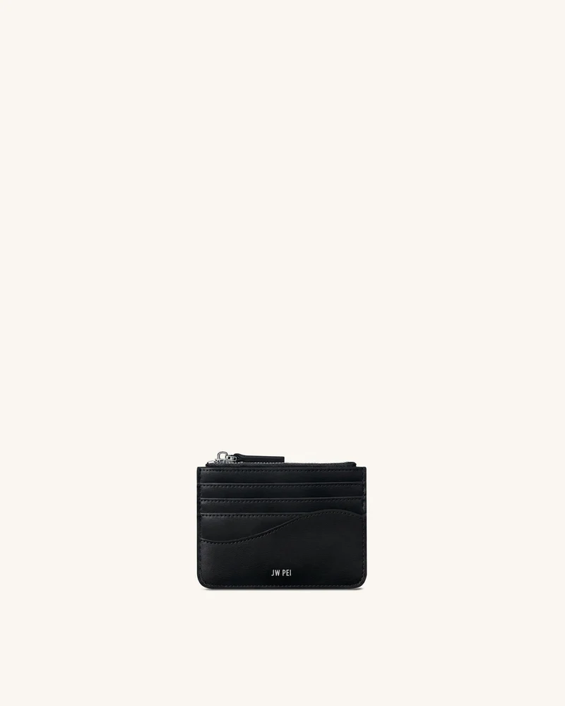Seren Porte-cartes zippé - Noir