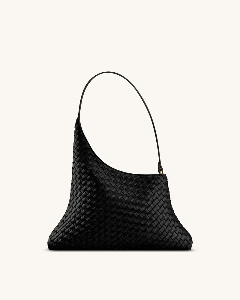 Lyra Sac à bandoulière Tressé - Noir