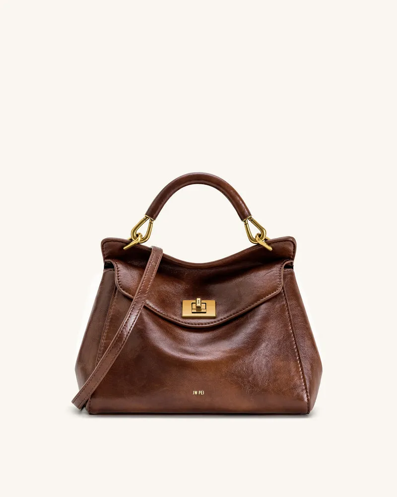 Sac à main classique Lucia – Marron café