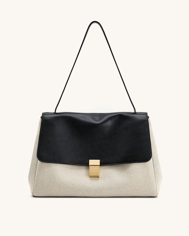 Sac bandoulière Hilary – Toile noire