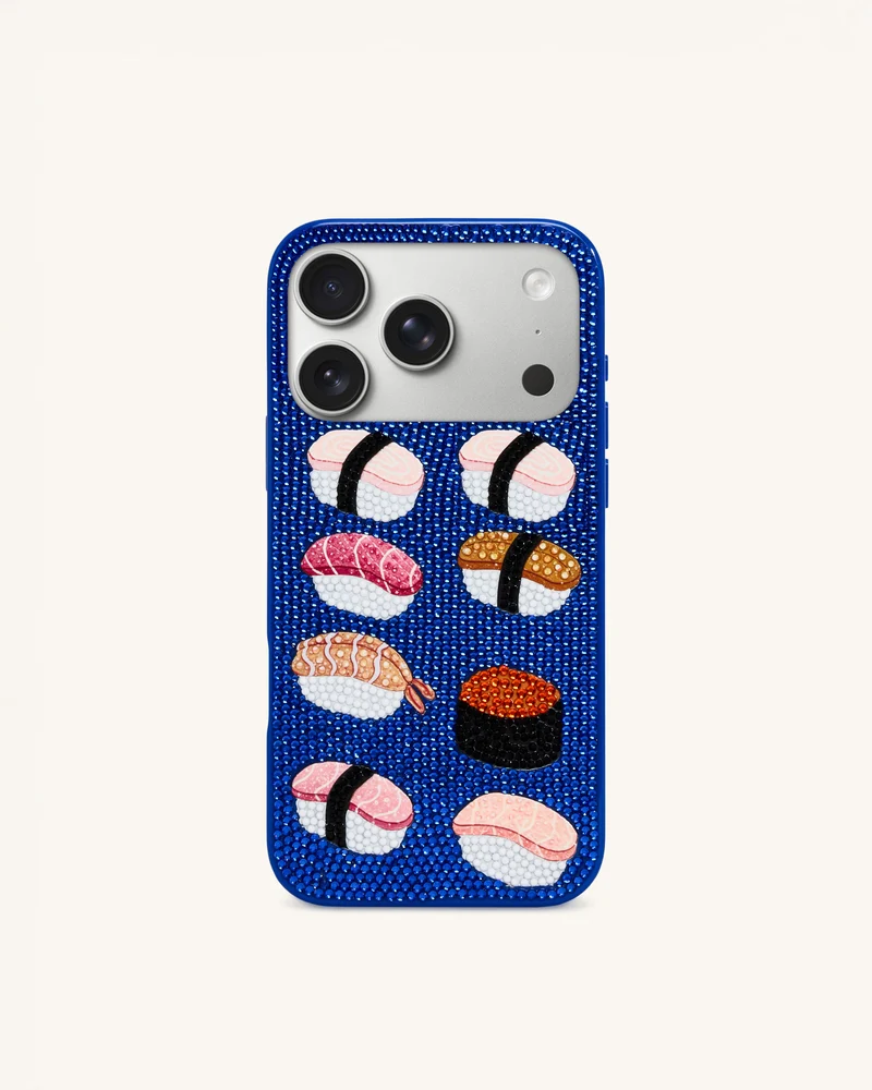 Coque de Téléphone Sushi - Bleu Multicolore