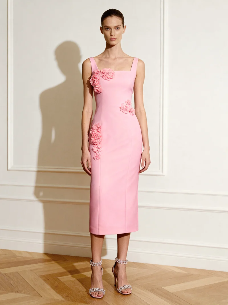 Robe fourreau Garden Grace – Rose