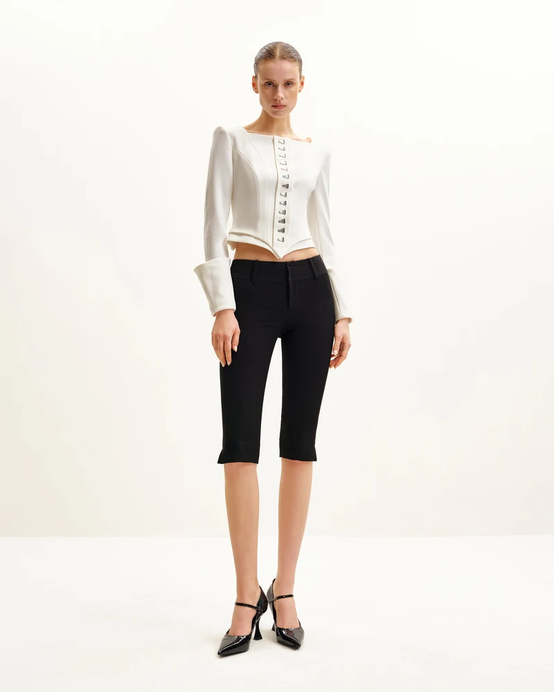 Blazer Inspiré du Corset Lydia - Blanche