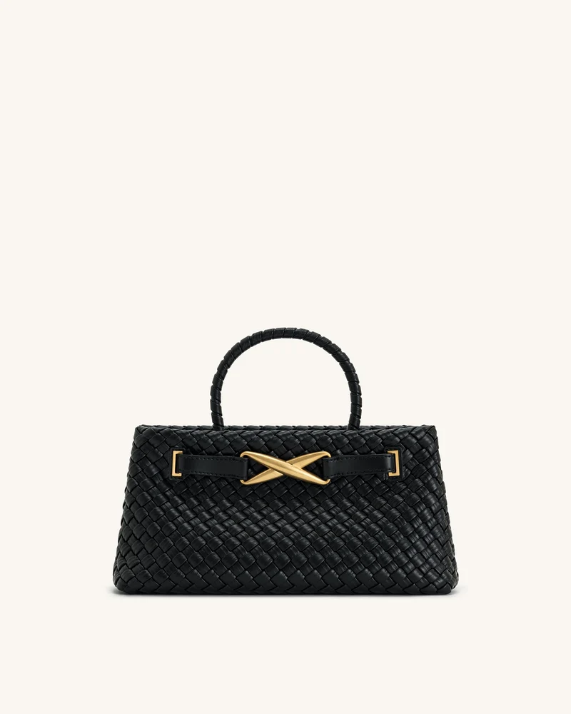 Sac Tote Tissé Elora - Noir