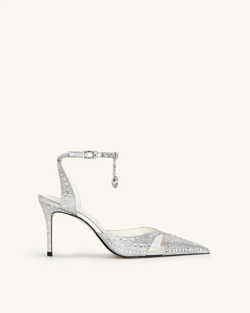 Escarpins Haidi en cristal artificiel - Argent