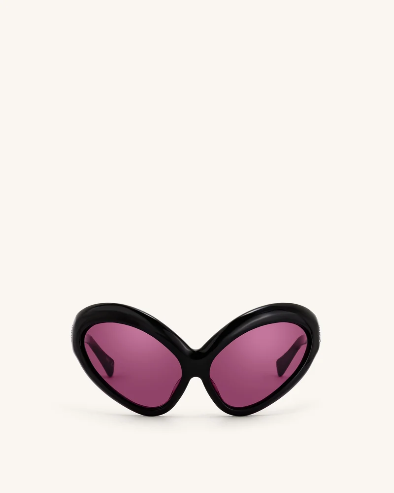 Lunettes de soleil œil de chat Quorra - Noir