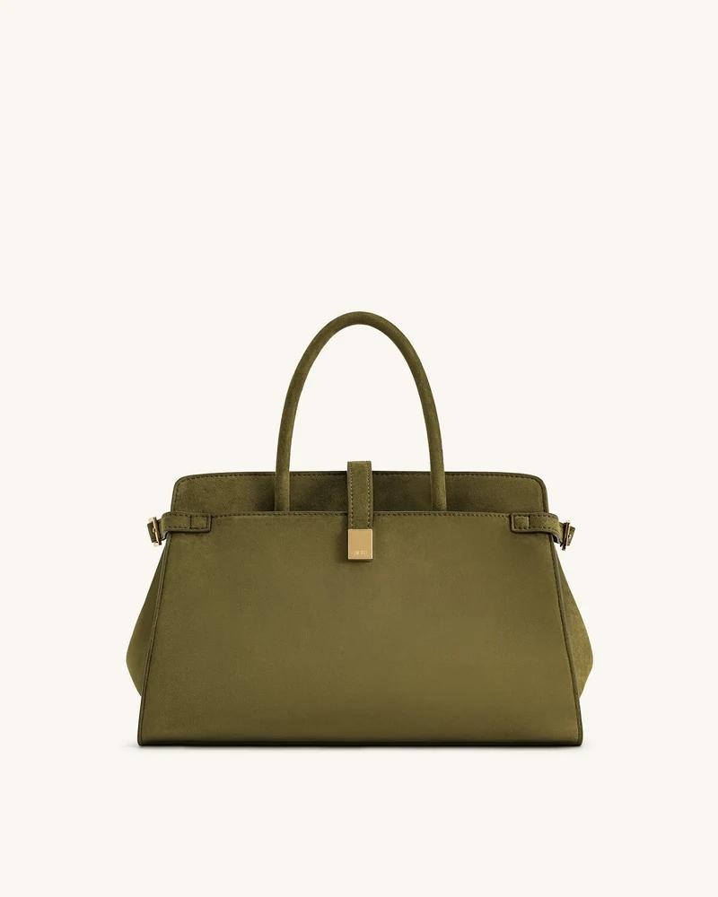 Saige Cabas en suédine – Vert olive