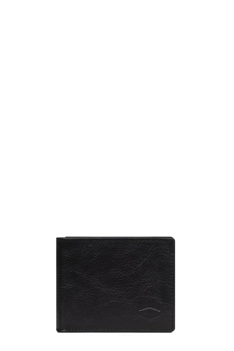 Portefeuille italien - 2 volets - Stop RFID - Cuir de vachette