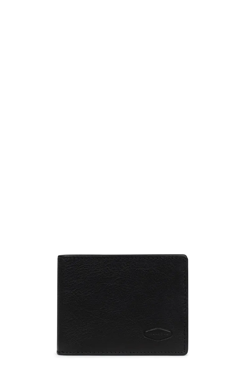 Portefeuille italien - 2 volets - Stop RFID - Cuir de vachette