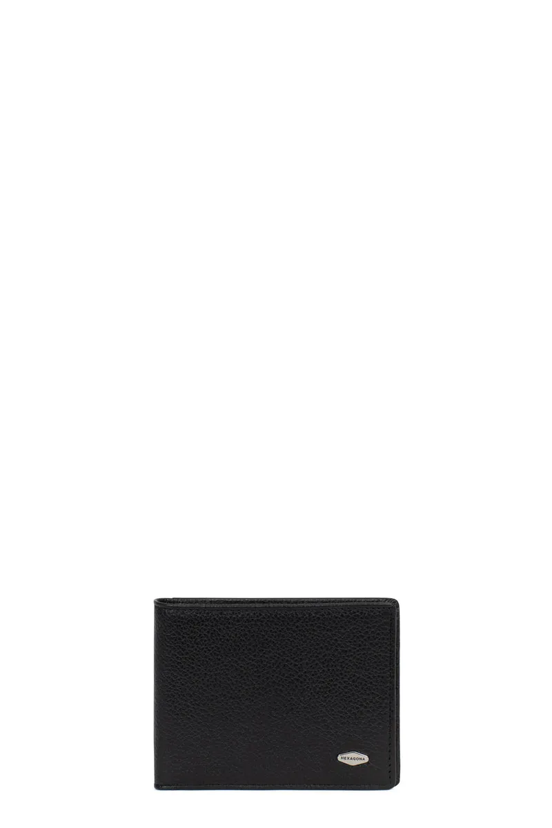 Portefeuille italien - 2 volets - Stop RFID - Cuir de vachette