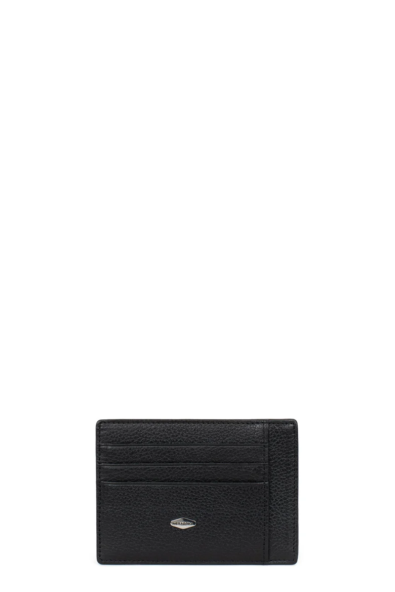 Porte-cartes - 1 volet - Stop RFID - Cuir de vachette