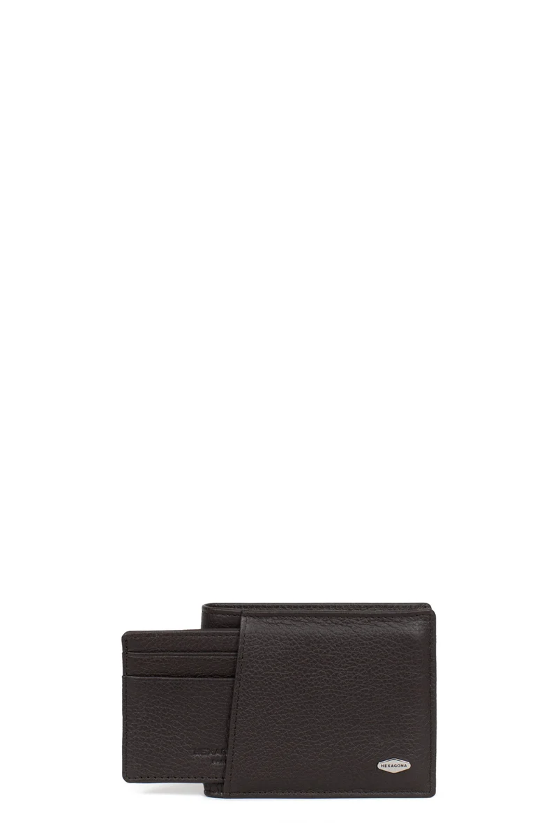 Portefeuille italien - 1 volet - Stop RFID - Cuir de vachette