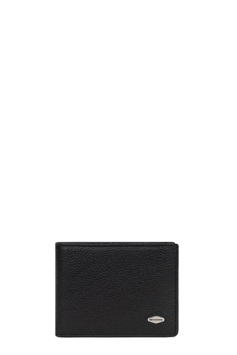 Portefeuille italien - 2 volets - Stop RFID - Cuir de vachette