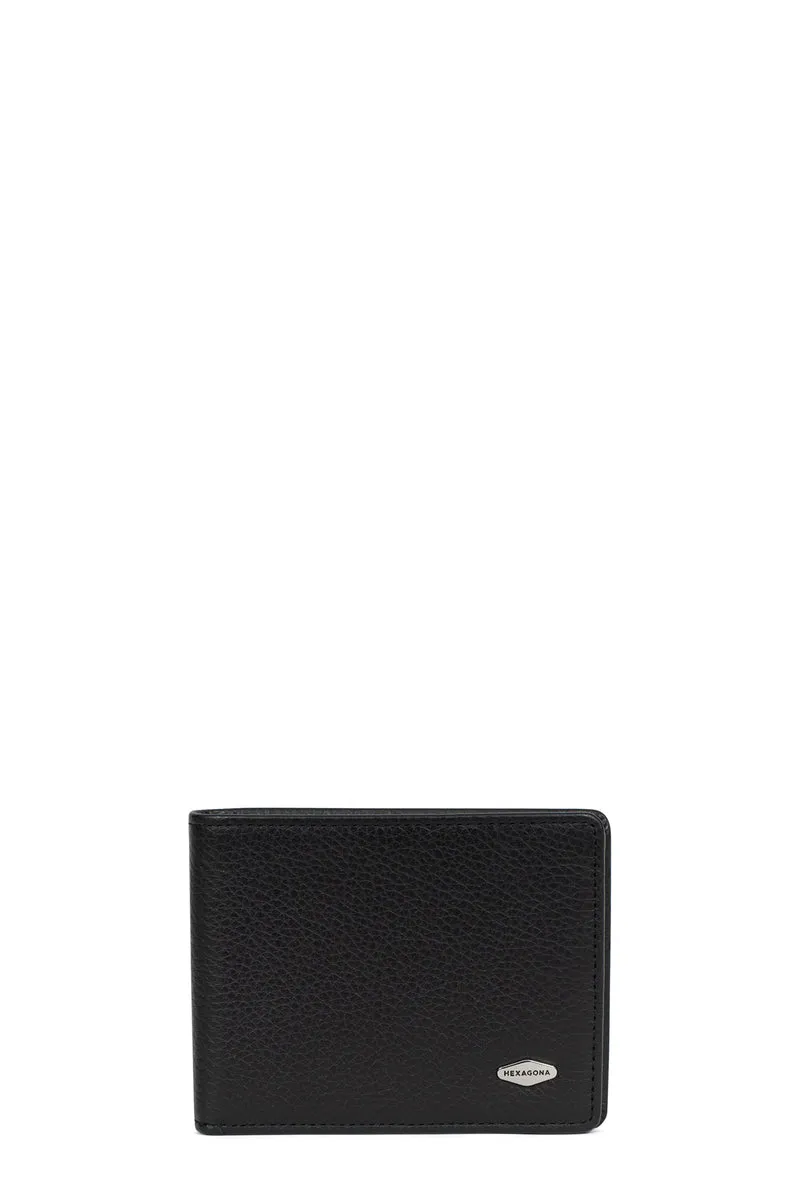 Portefeuille italien - 1 volet - Stop RFID - Cuir de vachette
